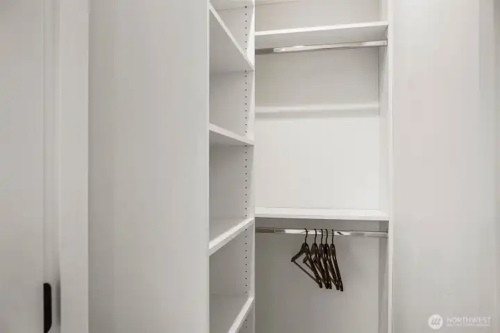 & primary bedroom walk-in closet #2.