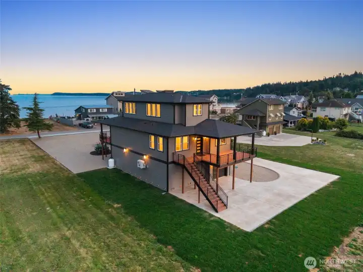 Incredible lot on just under half an acre.