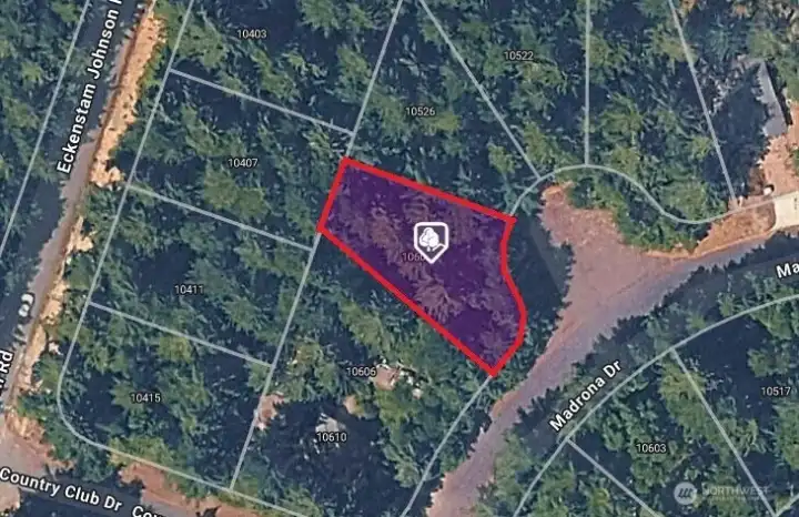 Approximate boundary lines.