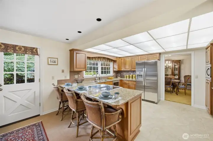Kitchen view from Family Room