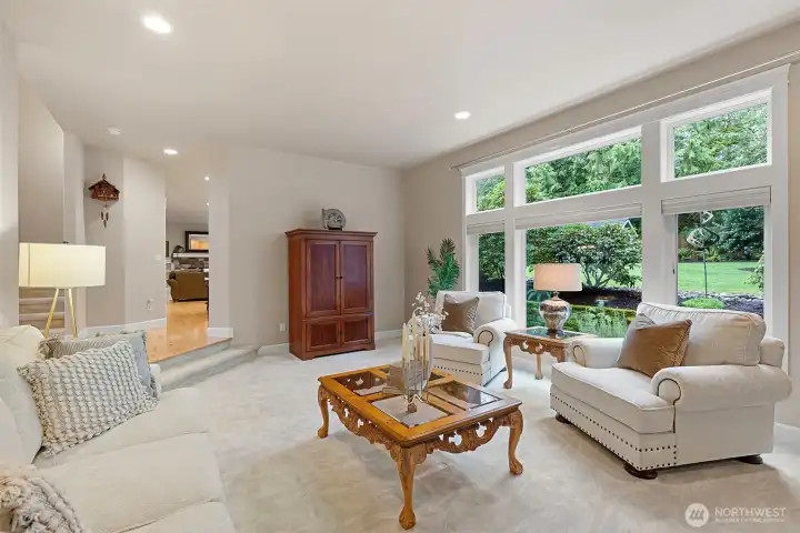 Another view of the spacious living room