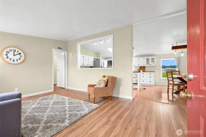 Family room from front door.