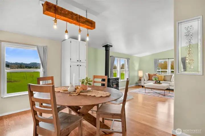 Dining area or additional living room.