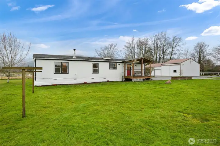 Massive backyard space