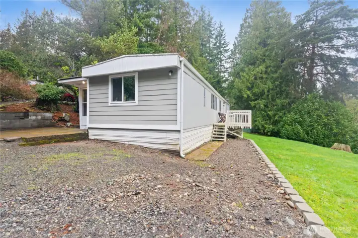 Private setting with space to relax and enjoy the outdoors.