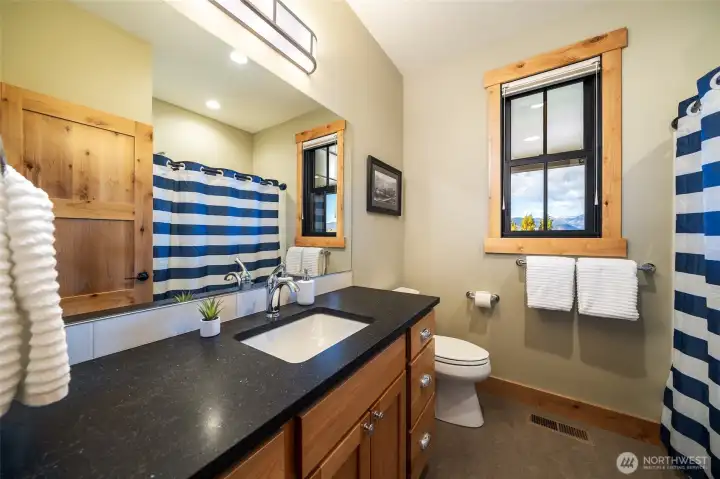Bath for bedrooms 3&4 Bath for bedrooms 3&4