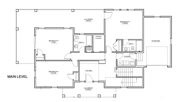 Main level floorpan