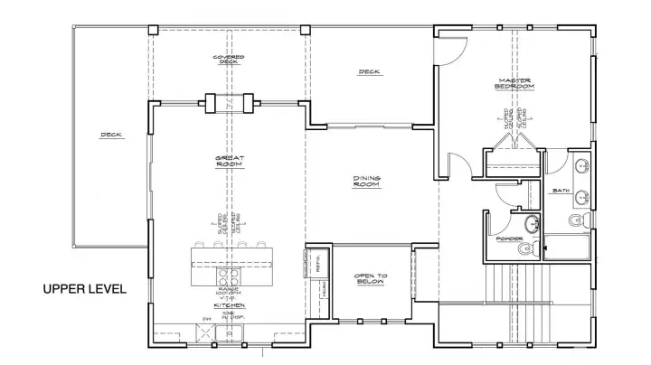Upper level floorpan