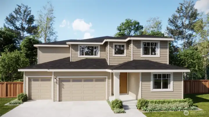 Plan 4, 3-Car - 5 bdrm Den + Bonus