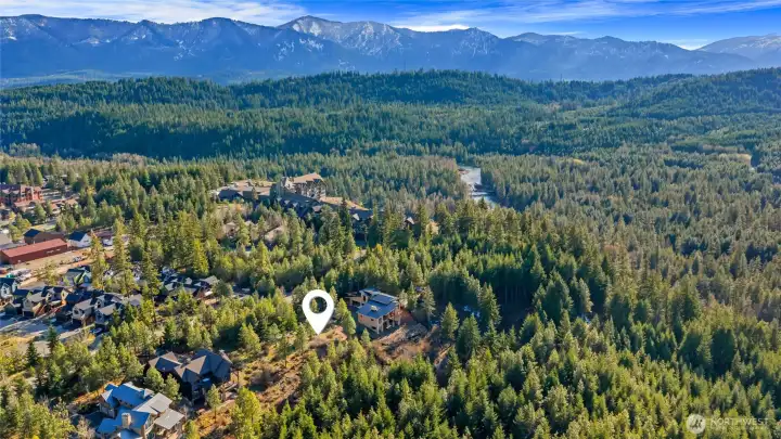 Aerial photos of Osprey Ridge and property