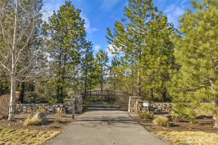 Gated entry to property