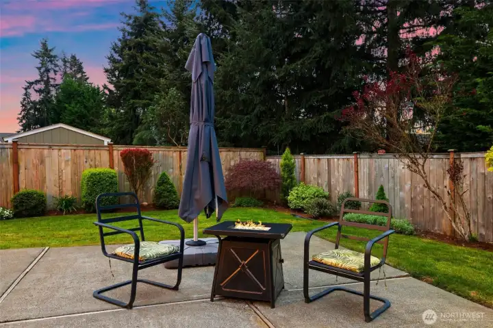Patio provides endless entertaining opportunities