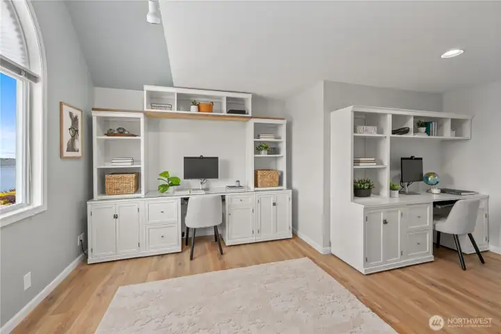 Custom Office Built Ins
