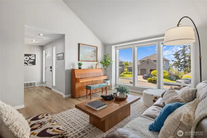Living Room with Large View Window
