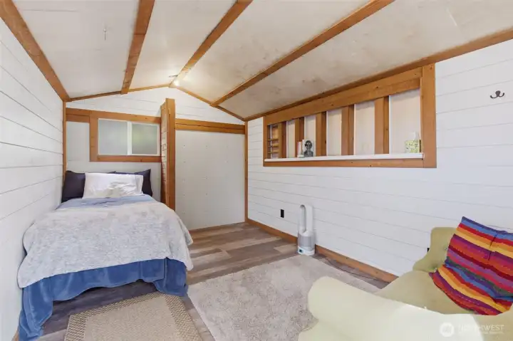 Shed interior. So many possibilities!