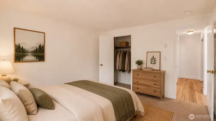 Virtually Staged Bedroom 2
