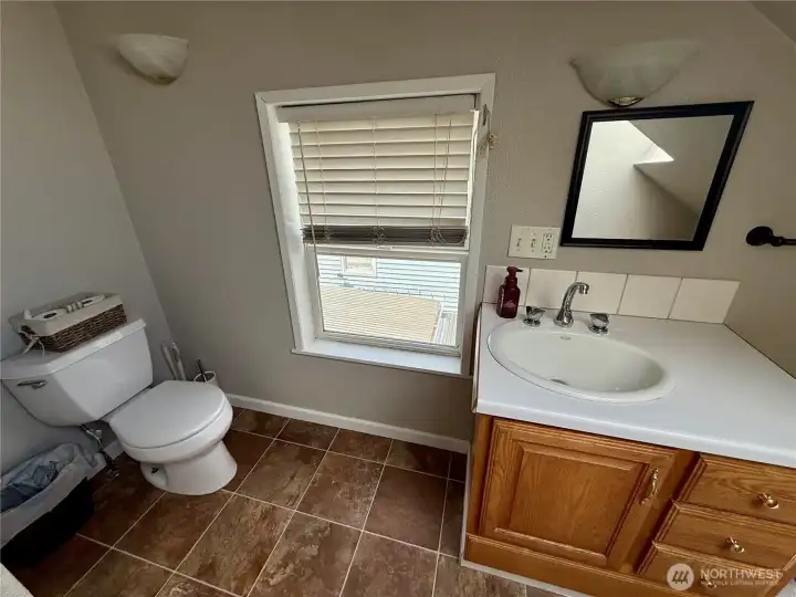 bathroom upstairs