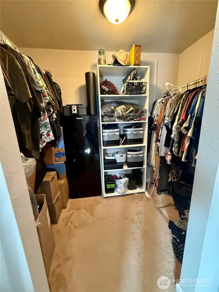 Large walk in closet