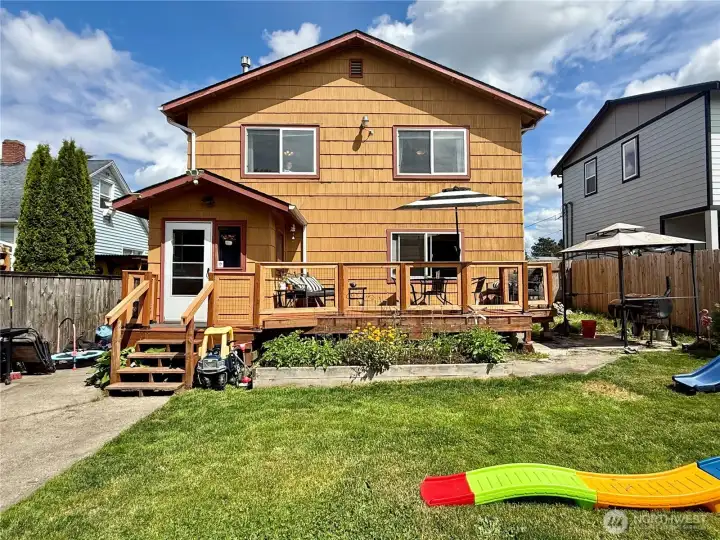 backside of home