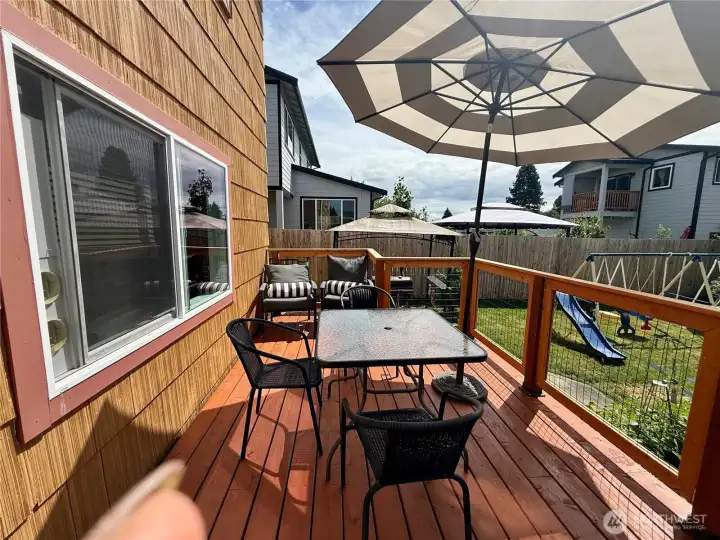 deck area