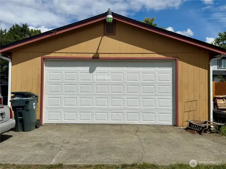 two car detached garage