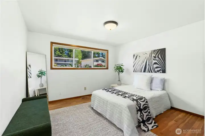 Flexible bedroom perfect for guests, hobbies, or a home office. Flexible bedroom perfect for guests, hobbies, or a home office.