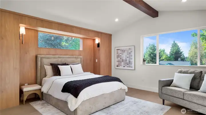 The Primary Suite is located on the third floor The Primary Suite is located on the third floor