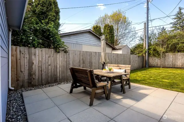 Step into your outdoor oasis! Private, fully fenced backyard