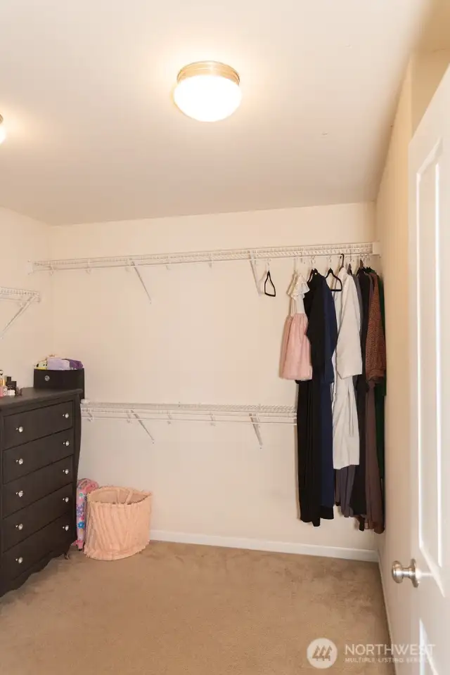 Large walk-in closet in Master BR