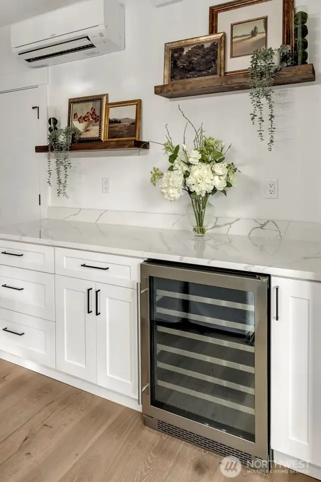 Custom built buffet