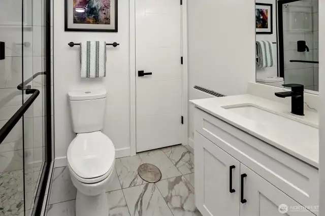 ADU Bathroom with Utility closet