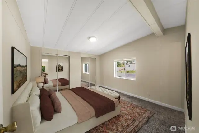 Primary Bedroom - Virtually Staged