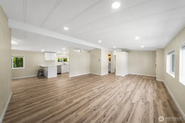 Living room to kitchen
