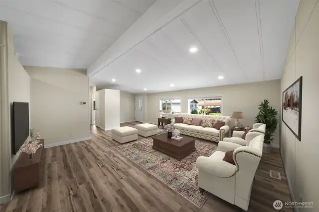 Living Room - Virtually Staged