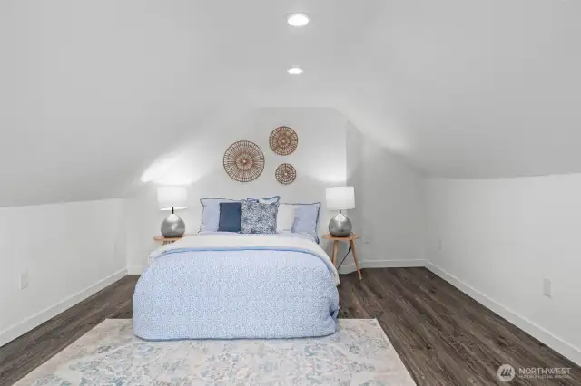 Loft in primary bedroom