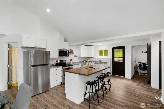 Kitchen from entry
