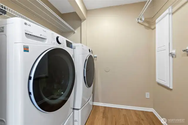 Main floor laundry. W/D stay.