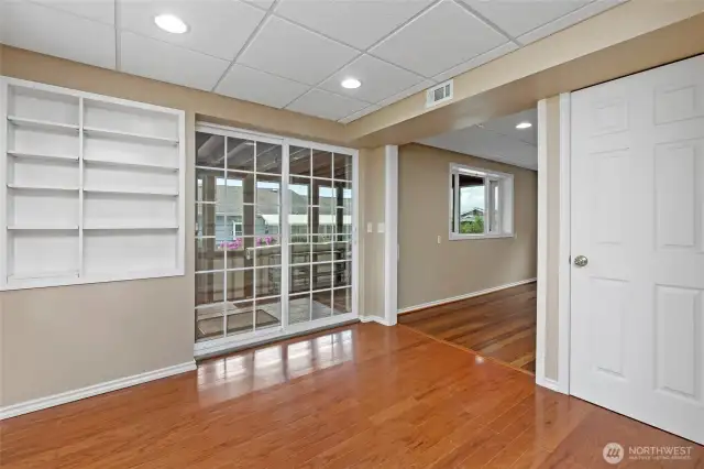Craft room, bonus room or bedroom.