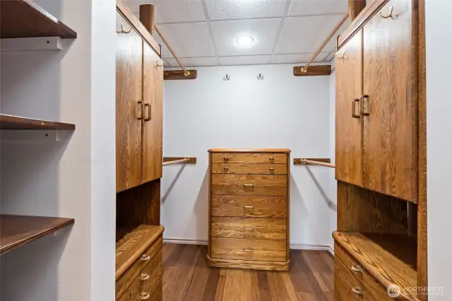 Walk in closet.