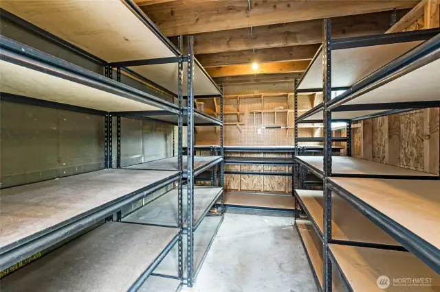 Extra storage. Outside access.