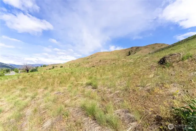 Spring skies from property above Twisp River Road.