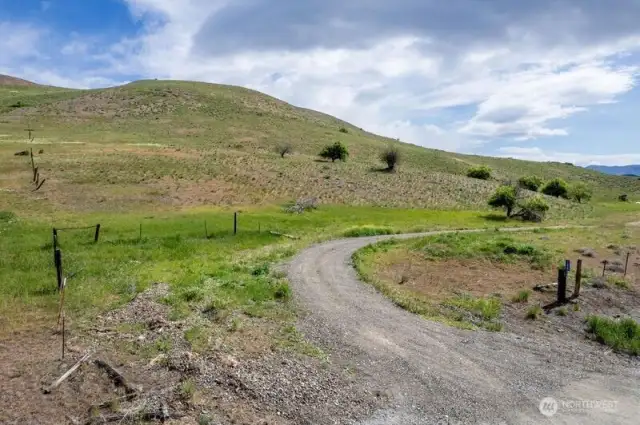 Park and walk from the driveway in to 7.33 Acres.
