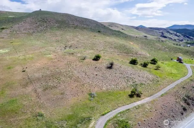 Driveway to 7.33 Acres and to Neighbor cabin site. Nice neighbor btw!