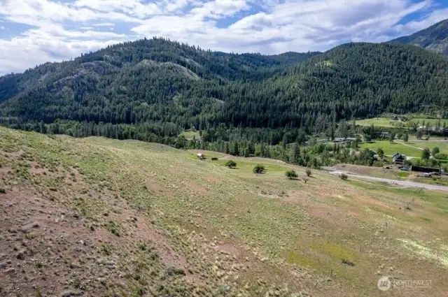 Hillside top of 7. 33 acres view