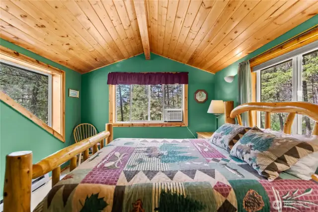 Windows all around to bring the outdoors inside.