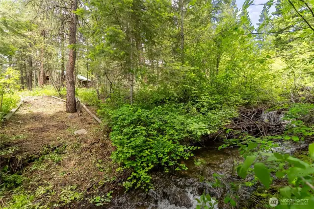 Borders year round West Fawn Creek.
