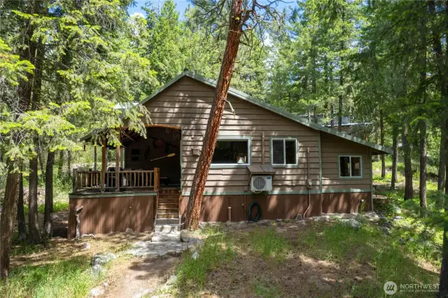 Front and back decks to provide sun, shade, or weather protection year round.