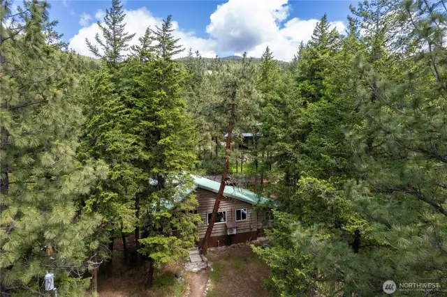 Nestled in the foothills of the Cascade Mountains.