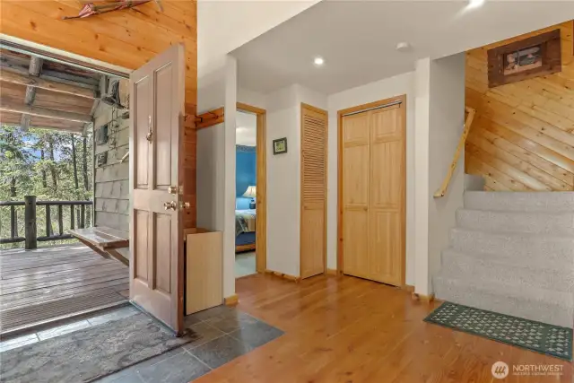 Welcome home.  Main floor, upper floor, and lower sunken dining room space.