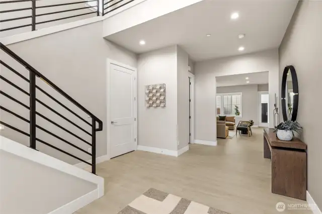 Open entry and generous room sizes throughout! Main floor home office or bedroom with 3/4 bath & walk in closet.